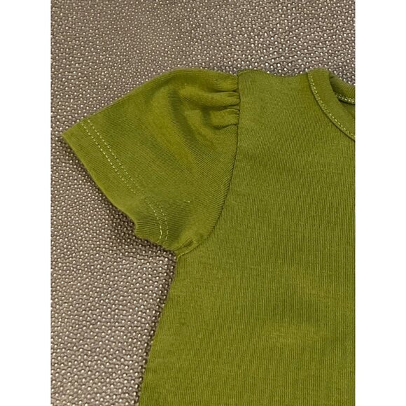 Misha & Puff Organic Pima Cotton Puff Sleeve Tee 12-18 Mo. - Picture 3 of 5